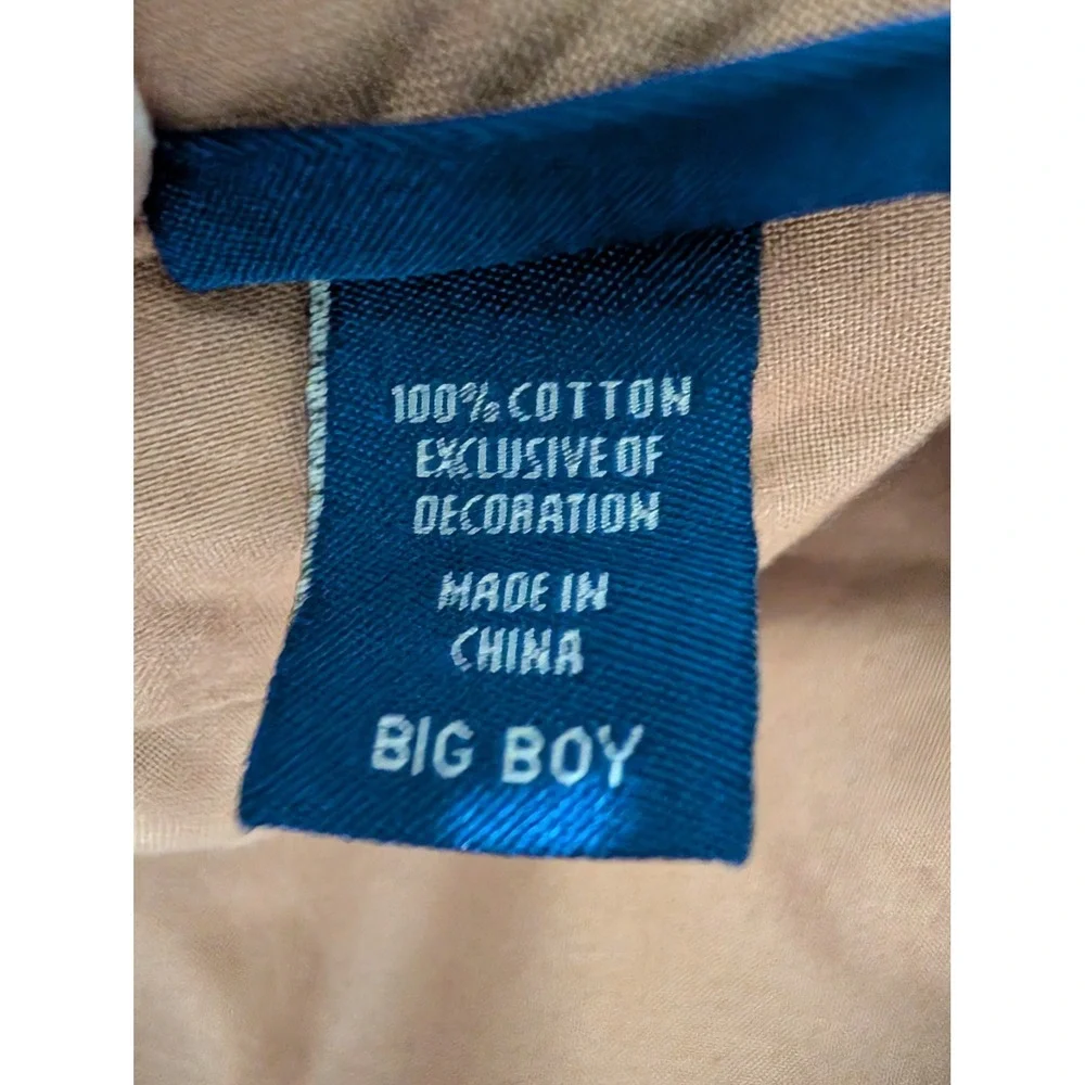 Osh Kosh Big Boy M Brown Glen Plaid Cotton Flat Cap Driving Newsboy Hat